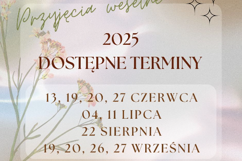 Dostępne terminy 2025